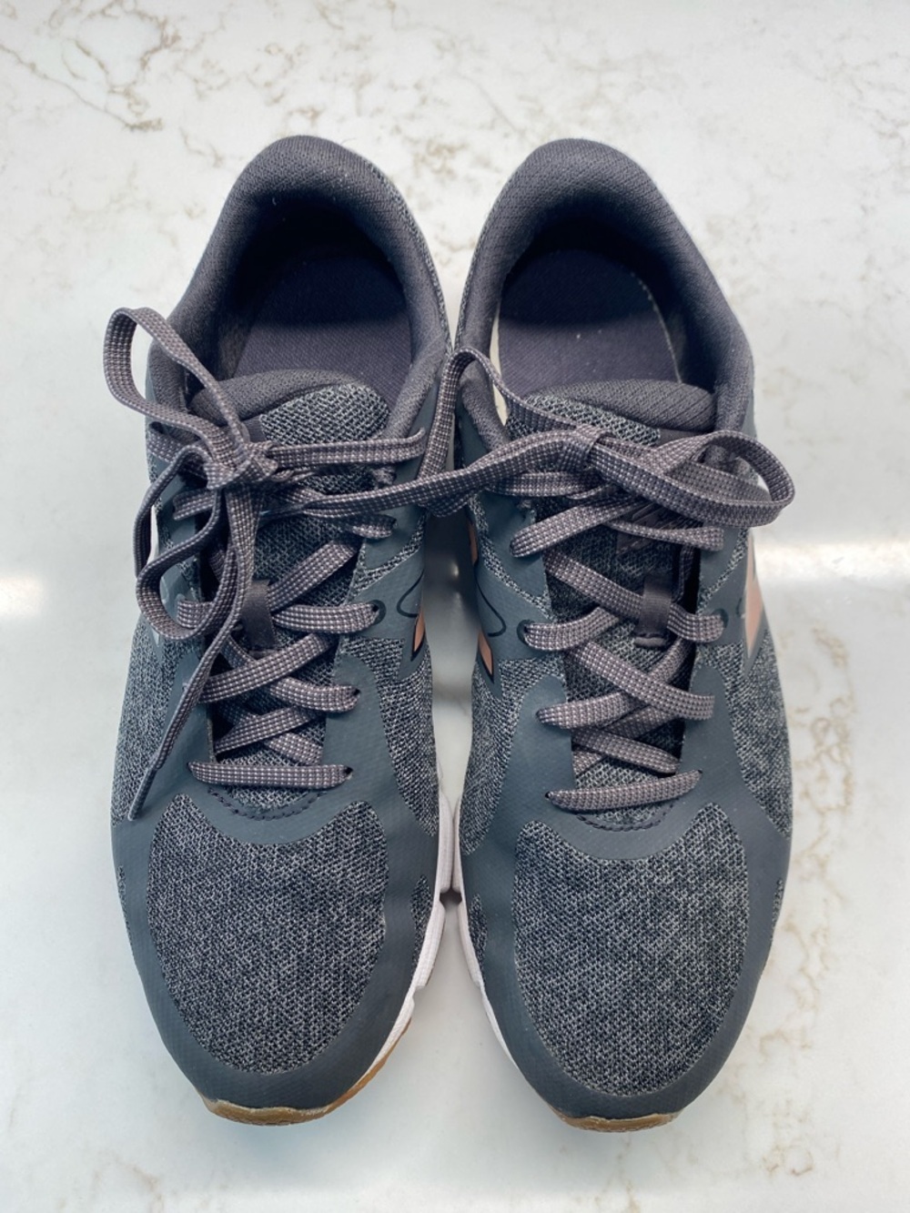 New Balance 630v5 Running Shoes Gray Pink Rose Gold Lightweight Sneaker Size 7.5
